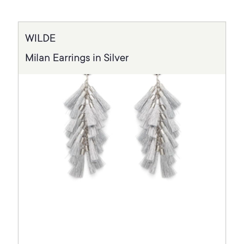 Wilde Milan earrings silver